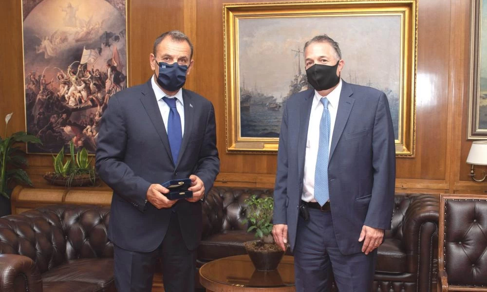 Συνάντηση Παναγιωτόπουλου με τον ομογενή γερουσιαστή των ΗΠΑ, Ραπτάκη